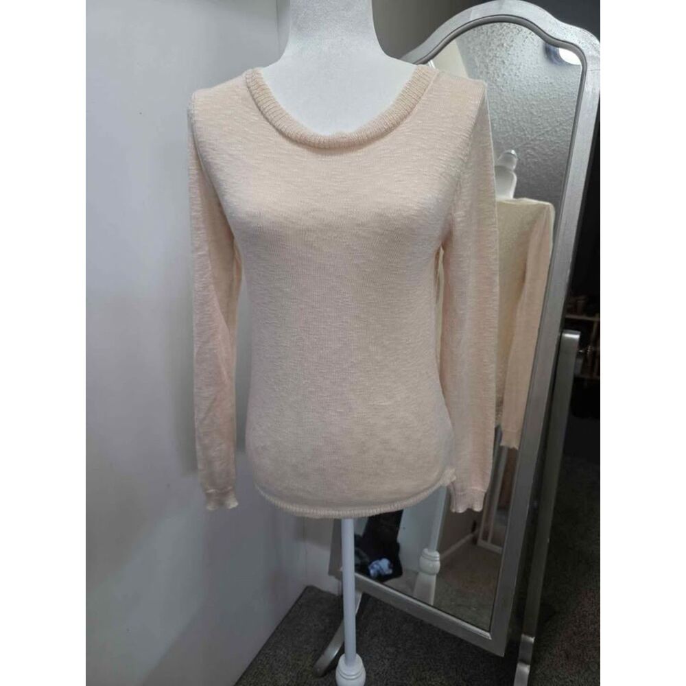 Free People Lace Back Sweater